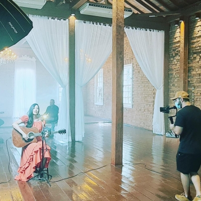 Gabriela Ramos grava seu primeiro clipe